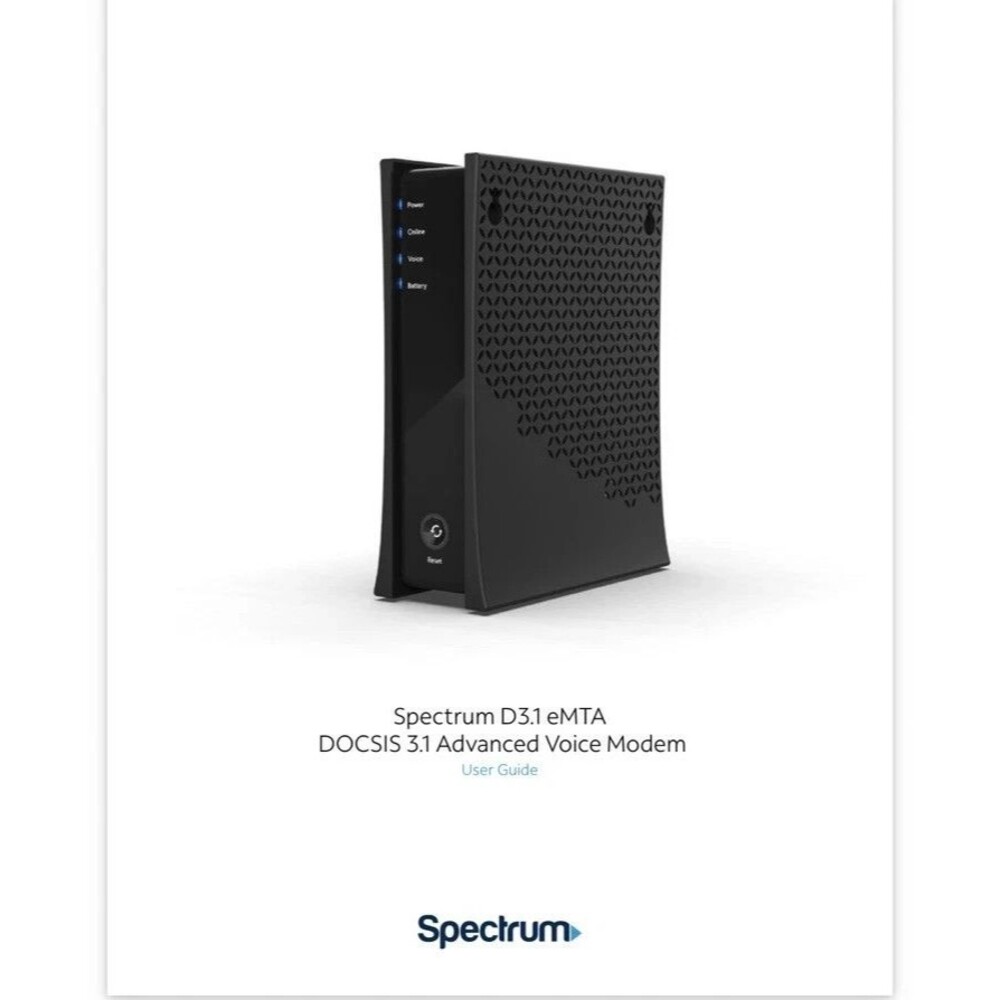 Spectrum Hitron ET2251 D3.1 2.5G eMTA PC15 Advanced Voice Modem